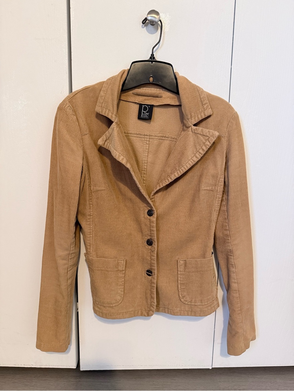 Rafaella Tan Corduroy Blazer Jacket